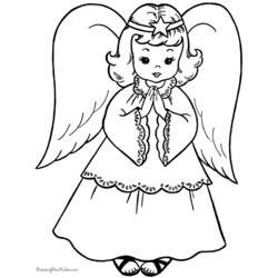 Раскраска: ангел (Персонажи) #86253 - Бесплатные раскраски для печати