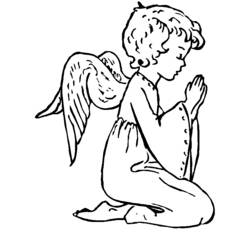 Раскраска: ангел (Персонажи) #86277 - Раскраски для печати