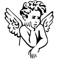 Раскраска: ангел (Персонажи) #86279 - Раскраски для печати