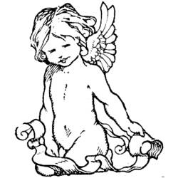 Раскраска: ангел (Персонажи) #86290 - Бесплатные раскраски для печати