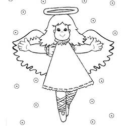 Раскраска: ангел (Персонажи) #86299 - Бесплатные раскраски для печати