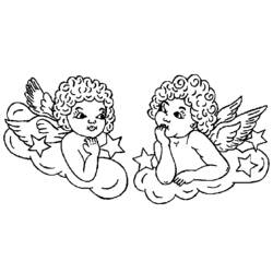 Раскраска: ангел (Персонажи) #86303 - Бесплатные раскраски для печати