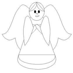 Раскраска: ангел (Персонажи) #86310 - Бесплатные раскраски для печати