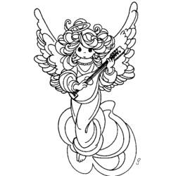 Раскраска: ангел (Персонажи) #86335 - Бесплатные раскраски для печати