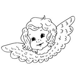 Раскраска: ангел (Персонажи) #86377 - Раскраски для печати