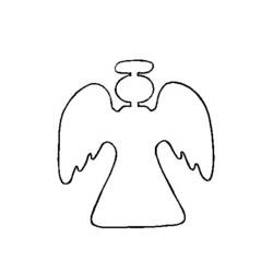 Раскраска: ангел (Персонажи) #86404 - Раскраски для печати