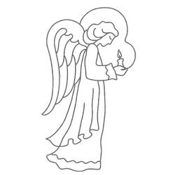 Раскраска: ангел (Персонажи) #86420 - Раскраски для печати