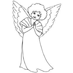 Раскраска: ангел (Персонажи) #86461 - Раскраски для печати