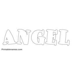 Раскраска: ангел (Персонажи) #86499 - Бесплатные раскраски для печати