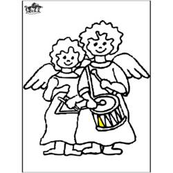 Раскраска: ангел (Персонажи) #86512 - Бесплатные раскраски для печати