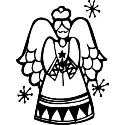 Раскраска: ангел (Персонажи) #86541 - Бесплатные раскраски для печати