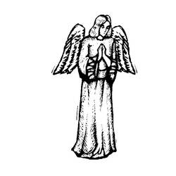 Раскраска: ангел (Персонажи) #86568 - Бесплатные раскраски для печати
