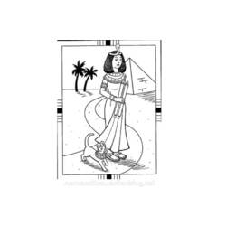 Раскраска: Клеопатра (Персонажи) #90562 - Раскраски для печати