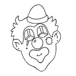 Раскраска: клоун (Персонажи) #90907 - Бесплатные раскраски для печати