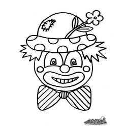 Раскраска: клоун (Персонажи) #91083 - Бесплатные раскраски для печати