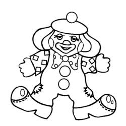 Раскраска: клоун (Персонажи) #91107 - Раскраски для печати