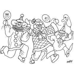 Раскраска: клоун (Персонажи) #91193 - Бесплатные раскраски для печати