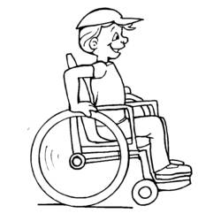 Раскраска: инвалид (Персонажи) #98407 - Раскраски для печати
