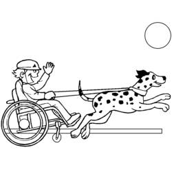 Раскраска: инвалид (Персонажи) #98432 - Раскраски для печати