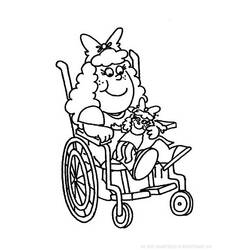 Раскраска: инвалид (Персонажи) #98433 - Раскраски для печати