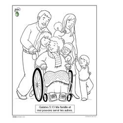 Раскраска: инвалид (Персонажи) #98437 - Раскраски для печати