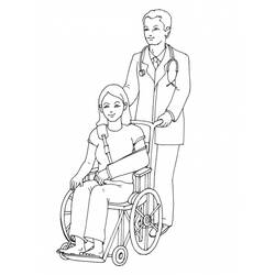 Раскраска: инвалид (Персонажи) #98447 - Раскраски для печати