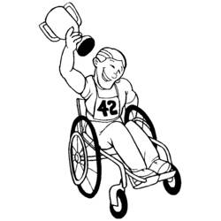 Раскраска: инвалид (Персонажи) #98515 - Раскраски для печати