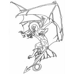 Раскраска: дракон (Персонажи) #148352 - Бесплатные раскраски для печати