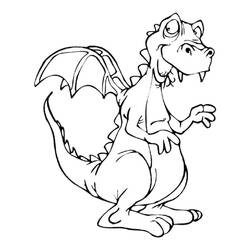 Раскраска: дракон (Персонажи) #148377 - Бесплатные раскраски для печати