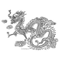 Раскраска: дракон (Персонажи) #148395 - Бесплатные раскраски для печати