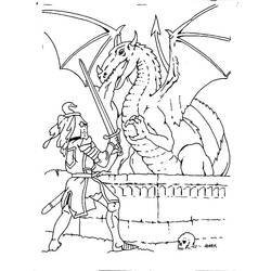 Раскраска: дракон (Персонажи) #148422 - Бесплатные раскраски для печати