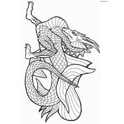 Раскраска: дракон (Персонажи) #148429 - Бесплатные раскраски для печати