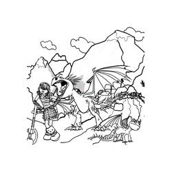 Раскраска: дракон (Персонажи) #148450 - Бесплатные раскраски для печати