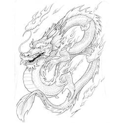 Раскраска: дракон (Персонажи) #148466 - Бесплатные раскраски для печати
