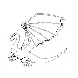 Раскраска: дракон (Персонажи) #148474 - Бесплатные раскраски для печати