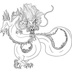 Раскраска: дракон (Персонажи) #148482 - Бесплатные раскраски для печати