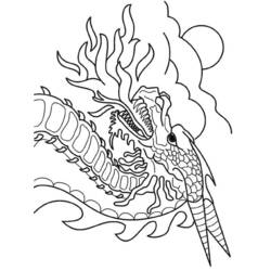Раскраска: дракон (Персонажи) #148503 - Бесплатные раскраски для печати