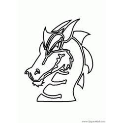 Раскраска: дракон (Персонажи) #148572 - Бесплатные раскраски для печати