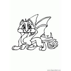 Раскраска: дракон (Персонажи) #148581 - Бесплатные раскраски для печати