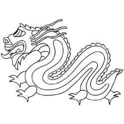 Раскраска: дракон (Персонажи) #148627 - Бесплатные раскраски для печати