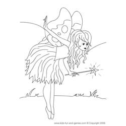 Раскраска: фея (Персонажи) #95904 - Бесплатные раскраски для печати