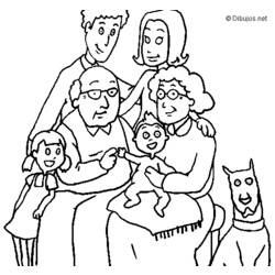 Раскраска: семья (Персонажи) #95096 - Раскраски для печати