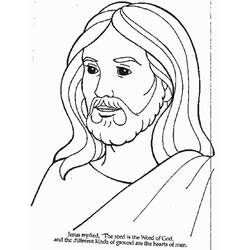 Раскраска: Иисус (Персонажи) #98881 - Бесплатные раскраски для печати