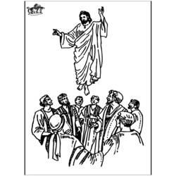 Раскраска: Иисус (Персонажи) #98924 - Бесплатные раскраски для печати