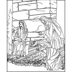 Раскраска: Иисус (Персонажи) #98966 - Бесплатные раскраски для печати