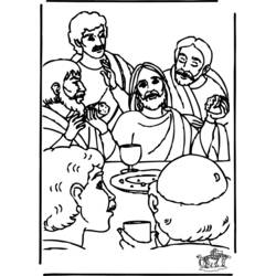 Раскраска: Иисус (Персонажи) #99076 - Бесплатные раскраски для печати