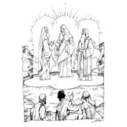 Раскраска: Иисус (Персонажи) #99082 - Бесплатные раскраски для печати