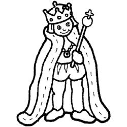 Раскраска: король (Персонажи) #106915 - Раскраски для печати