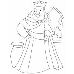Раскраска: король (Персонажи) #106917 - Раскраски для печати