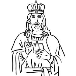 Раскраска: король (Персонажи) #106919 - Раскраски для печати